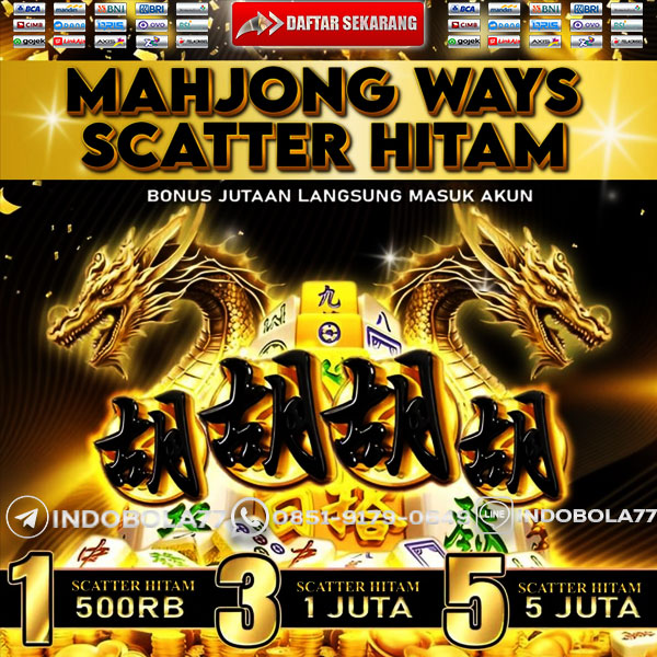 SCATTER HITAM | Situs Slot Online Gacor Mahjong Ways 1 & 2 Gampang Menang